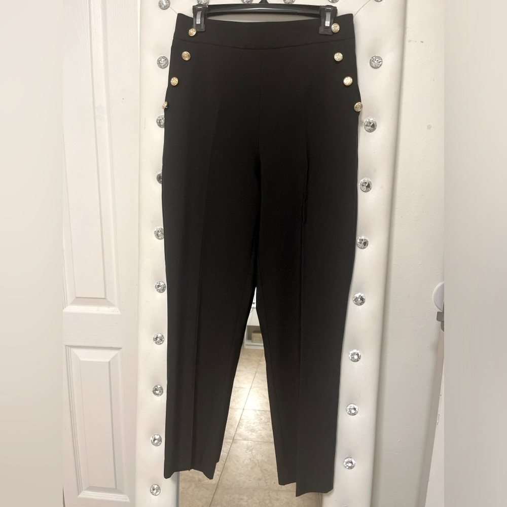 🖤 Andrew Marc High-Waisted Elegant Black Pants 🖤